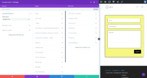 Style contact form 7 using the divi module