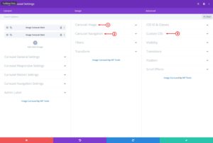 Divi Image Carousel Styling Settings