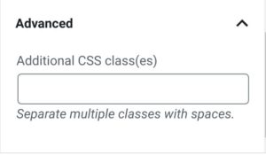 Advanced Settings