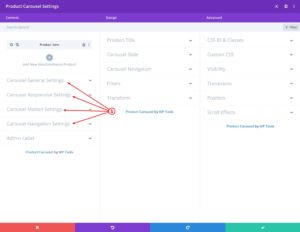 Setup Carousel Settings