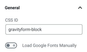 General Settings