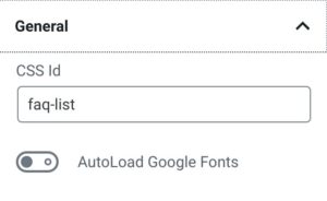 General Settings