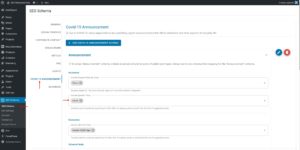 Add Covid-19 Announcement Schema In SEO Schema Settings