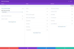 FAQ Schema Page Section - Divi Module